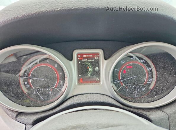 3C4PDCGGXHT626189 2017 DODGE JOURNEY Синий Вид щитка приборов