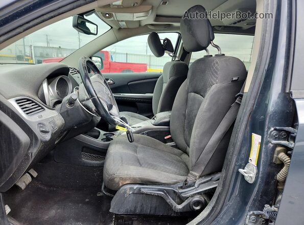 3C4PDCGGXHT626189 2017 DODGE JOURNEY Синий Вид салона спереди