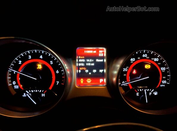 3C4PDDBGXHT540426 2017 DODGE JOURNEY Gray Widok zestawu wskaźników