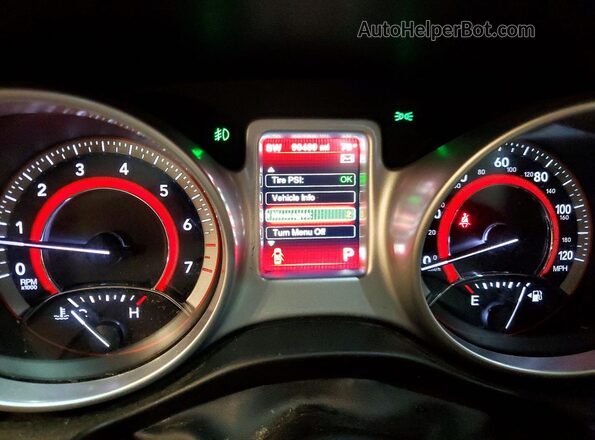 3C4PDDEG3KT816643 2019 DODGE JOURNEY Серебряный Вид щитка приборов