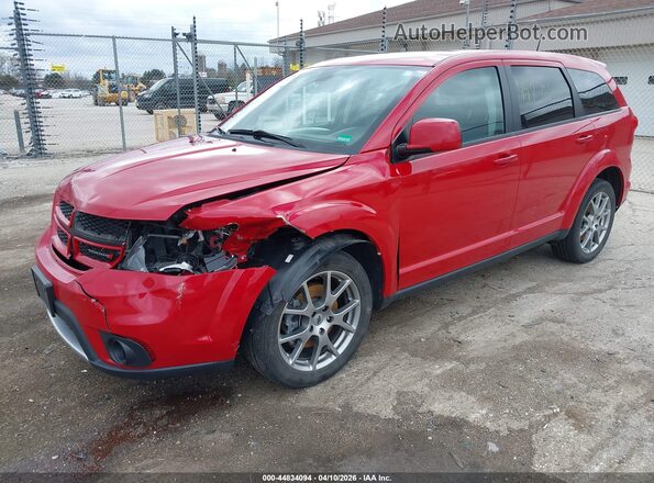 3C4PDDEG6KT784609 2019 DODGE JOURNEY Red Առջևի ձախ երեք քառորդ տեսարան
