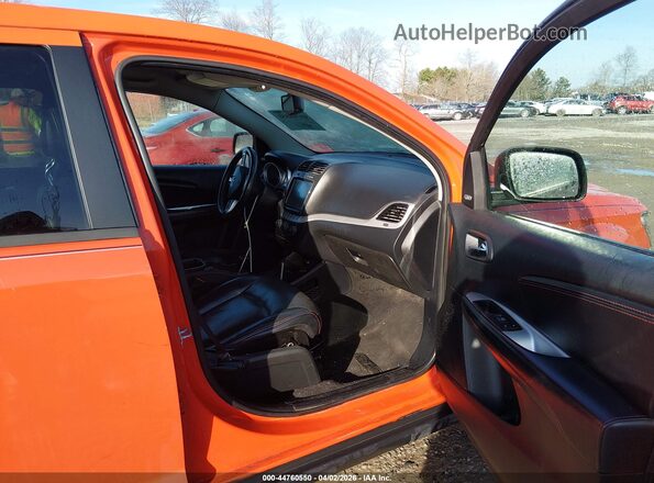 3C4PDDEG9HT634972 2017 DODGE JOURNEY Orange Вид салону спереду