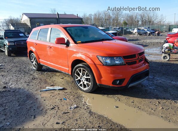 3C4PDDEG9HT634972 2017 DODGE JOURNEY Orange Передня права чверть