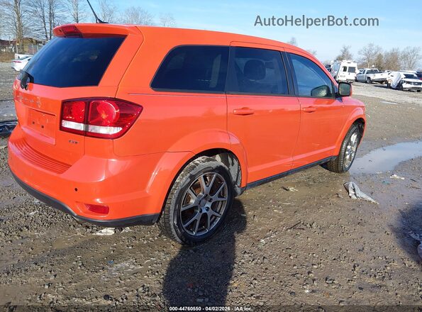 3C4PDDEG9HT634972 2017 DODGE JOURNEY Orange Задня права чверть