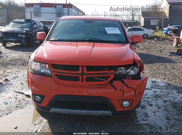 3C4PDDEG9HT634972 2017 DODGE JOURNEY Orange Вид задньої частини салону