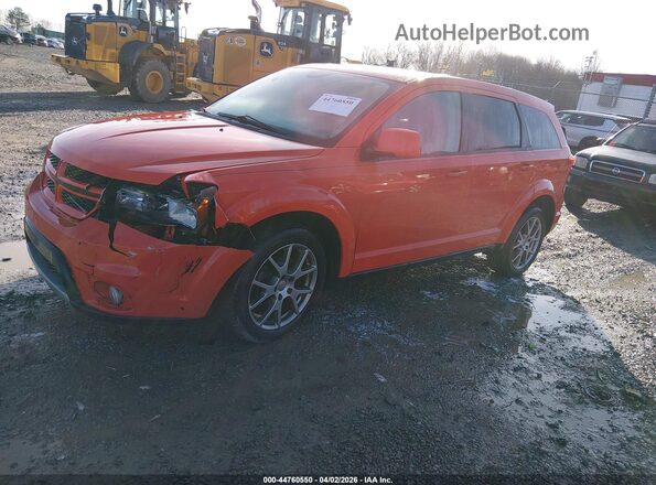 3C4PDDEG9HT634972 2017 DODGE JOURNEY Orange Передня ліва чверть
