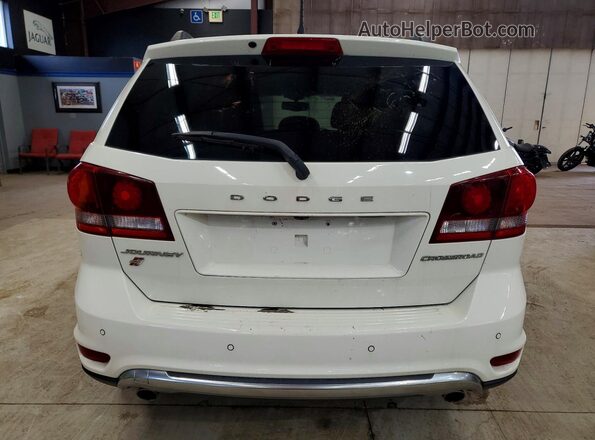 3C4PDDGG2JT278237 2018 DODGE JOURNEY White Вид ззаду