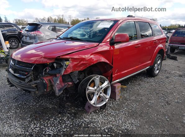 3C4PDDGG3HT554368 2017 DODGE JOURNEY Red Przód lewy