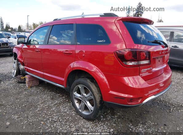 3C4PDDGG3HT554368 2017 DODGE JOURNEY Red Tył lewy
