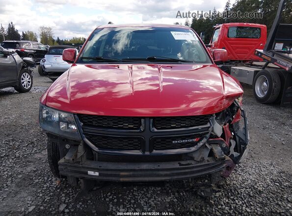 3C4PDDGG3HT554368 2017 DODGE JOURNEY Red Widok wnętrza z tyłu