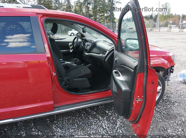 3C4PDDGG3HT554368 2017 DODGE JOURNEY Red Widok wnętrza z przodu