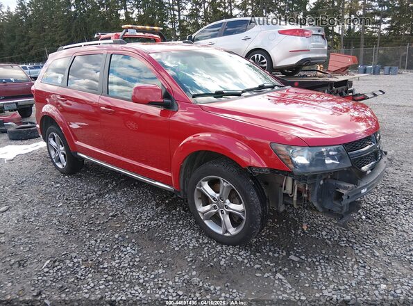 3C4PDDGG3HT554368 2017 DODGE JOURNEY Red Przód prawy