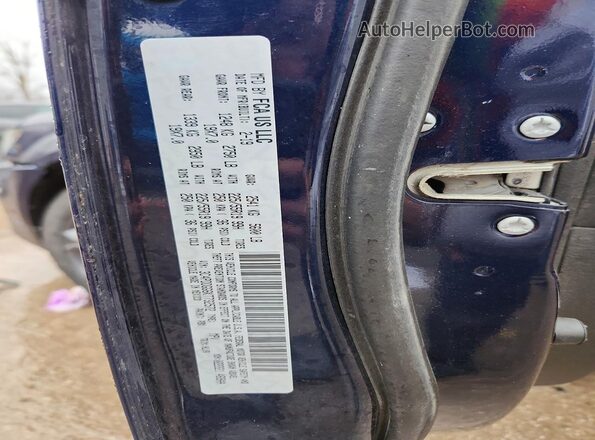 3C4PDDGG6KT732572 2019 DODGE JOURNEY Blue Widok naklejki z numerem VIN
