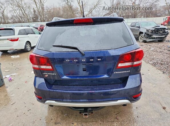 3C4PDDGG6KT732572 2019 DODGE JOURNEY Blue Widok z tyłu