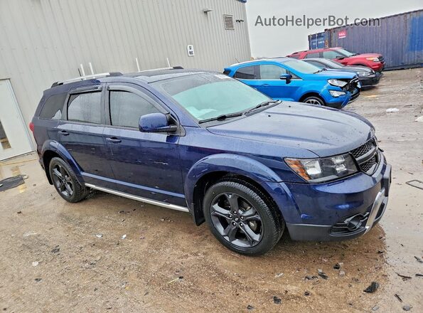 3C4PDDGG6KT732572 2019 DODGE JOURNEY Blue Przód prawy