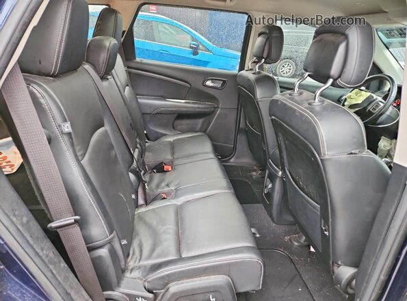 3C4PDDGG6KT732572 2019 DODGE JOURNEY Blue Widok wnętrza z tyłu
