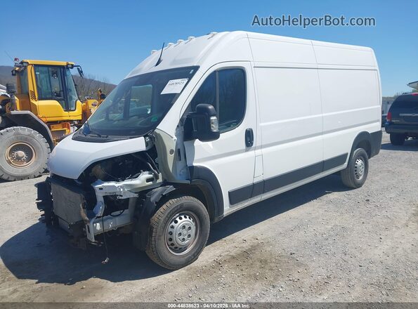 3C6LRVDG2SE504137 2025 RAM PROMASTER 2500 White წინა მარცხენა ხედი სამი მეოთხედიდან