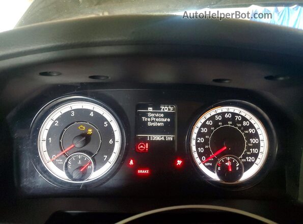 3C6RR7KT7GG349005 2016 RAM 1500 Серый Вид щитка приборов