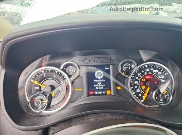 3C6UR5CL6KG649043 2019 RAM 2500 Белый Вид щитка приборов