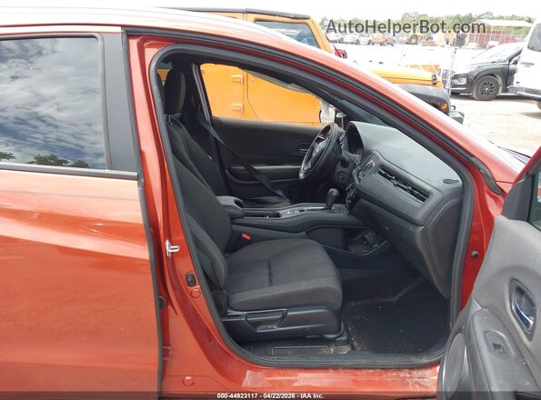 3CZRU5H12KG704747 2019 HONDA HR-V Оранжевый Вид салона спереди
