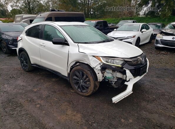 3CZRU5H18MM717006 2021 HONDA HR-V Белый Передняя правая четверть