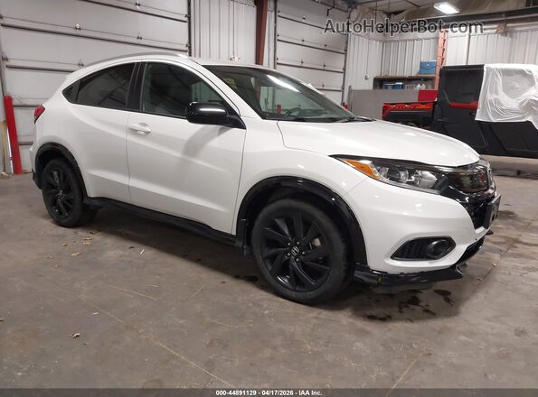 3CZRU6H11MM714471 2021 HONDA HR-V White Przód prawy