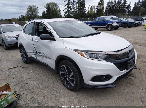 3CZRU6H15KM729357 2019 HONDA HR-V Белый Передняя правая четверть