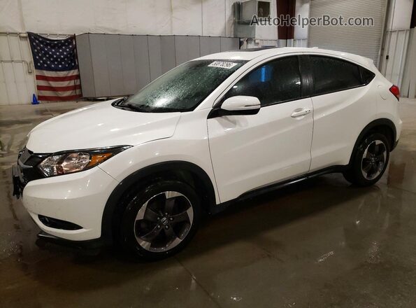 3CZRU6H5XJM729324 2018 HONDA HR-V Белый Передняя левая четверть
