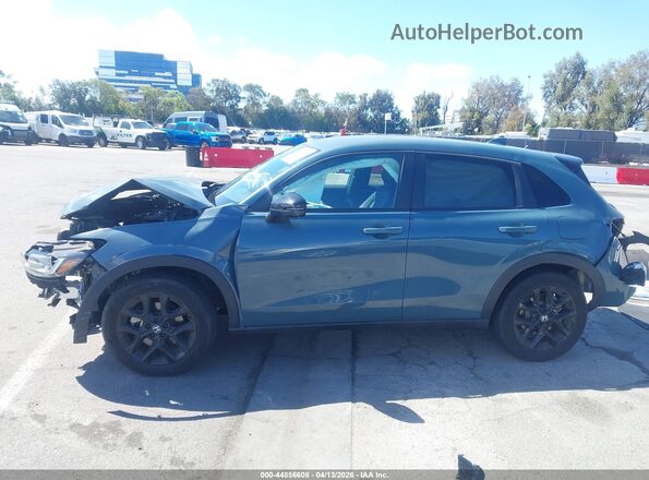 3CZRZ1H5XRM747872 2024 HONDA HR-V Синий Панорамный вид салона 360°
