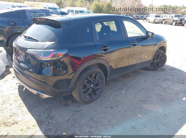 3CZRZ2H53PM704204 2023 HONDA HR-V Черный Задняя правая четверть