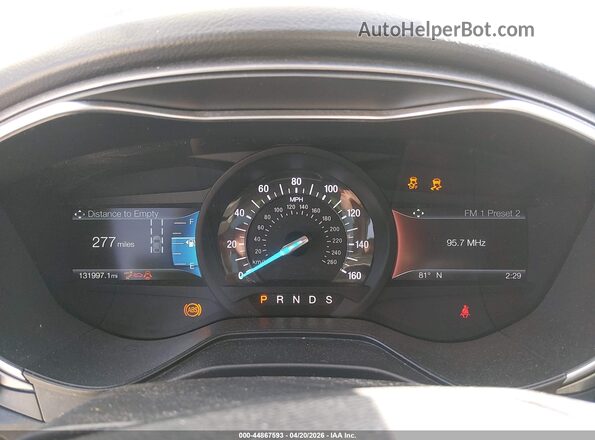 3FA6P0CD3KR144557 2019 FORD FUSION Серый Вид задних сидений