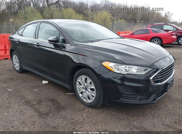 3FA6P0G71LR144787 2020 FORD FUSION Черный Передняя правая четверть