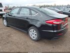 2020 Ford Fusion S Черный vin: 3FA6P0G71LR144787
