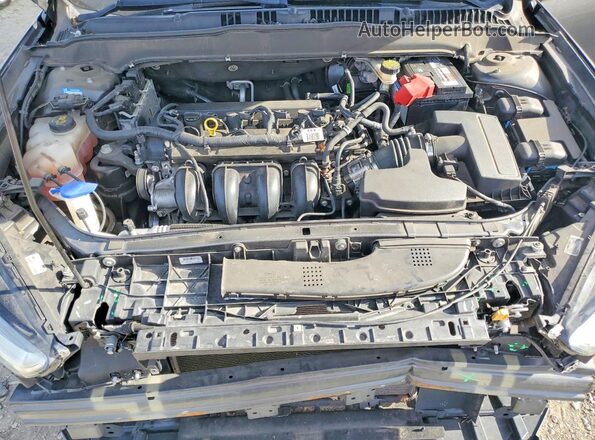 3FA6P0H72GR396794 2016 FORD FUSION Серый Вид задней части салона