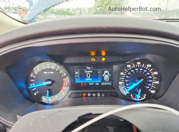 3FA6P0H78JR272567 2018 FORD FUSION Синий Вид щитка приборов
