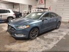 2018 Ford Fusion Se Синий vin: 3FA6P0HD1JR201474