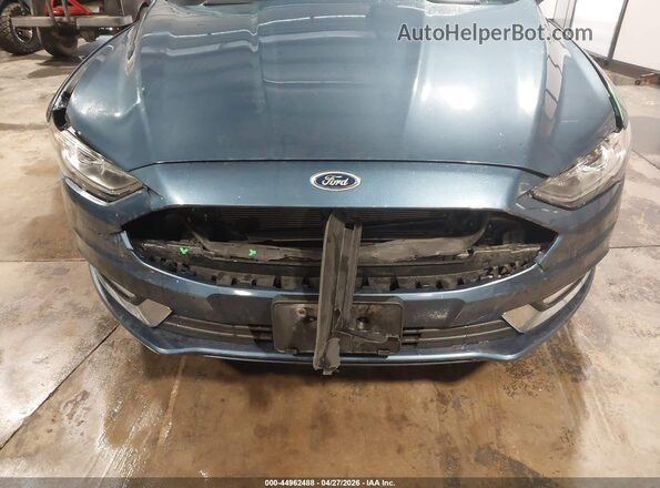 3FA6P0HD1JR201474 2018 FORD FUSION Синий Вид спереди