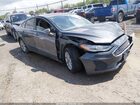 2020 Ford Fusion Se Gray vin: 3FA6P0HD3LR154242