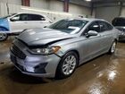 2020 Ford Fusion Se Silver vin: 3FA6P0HD3LR247262
