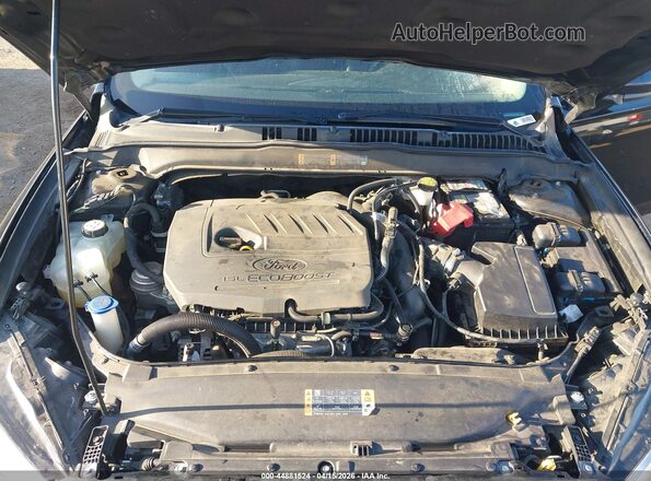 3FA6P0HD4JR233092 2018 FORD FUSION Черный Вид сзади