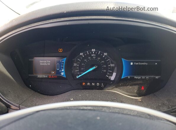 3FA6P0LU2JR137842 2018 FORD FUSION Синий Вид щитка приборов