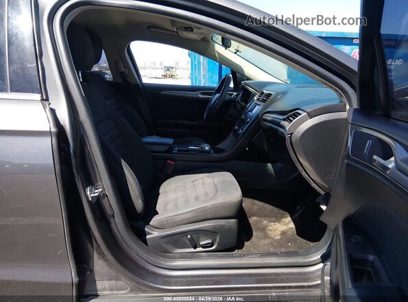 3FA6P0LU3JR139969 2018 FORD FUSION HYBRID Gray Widok wnętrza z przodu