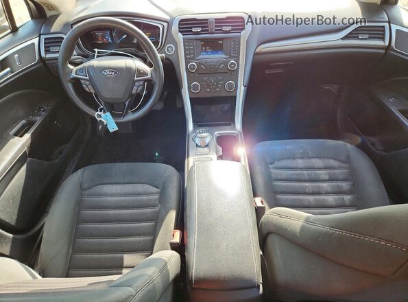 3FA6P0LU7JR102357 2018 FORD FUSION Серый Вид панели приборов
