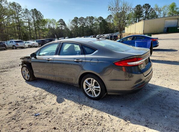 3FA6P0LU7JR102357 2018 FORD FUSION Серый Задняя левая четверть