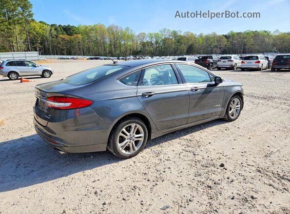 3FA6P0LU7JR102357 2018 FORD FUSION Серый Задняя правая четверть