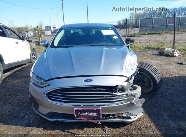 3FA6P0LUXLR123657 2020 FORD FUSION Серебряный Вид щитка приборов