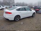 2020 Ford Fusion Hybrid Titanium White vin: 3FA6P0RU0LR204075