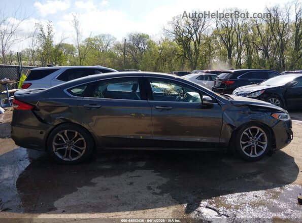 3FA6P0RU2LR139844 2020 FORD FUSION HYBRID Gray Սալոնի հետևի տեսք