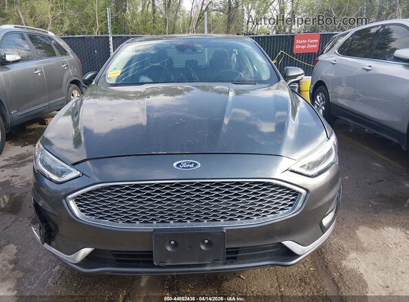 3FA6P0RU2LR139844 2020 FORD FUSION HYBRID Gray Սարքավորումների վահանակի տեսք