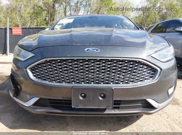 3FA6P0RU2LR139844 2020 FORD FUSION HYBRID Gray 